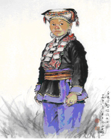 The figure paintings of Yang Zhiguang