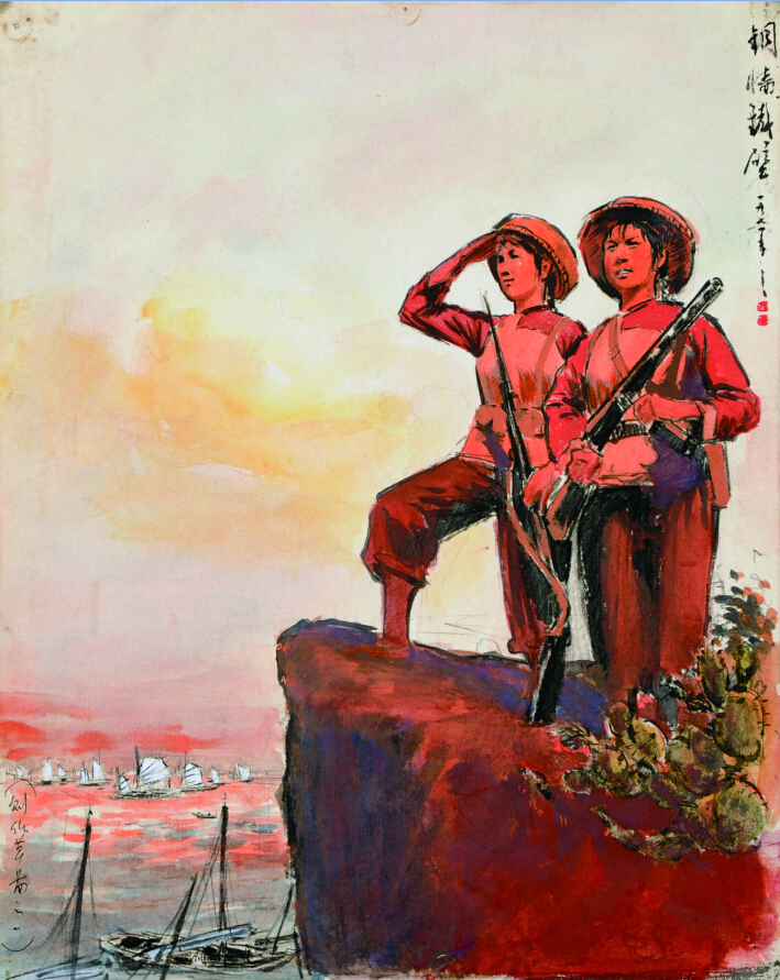 The figure paintings of Yang Zhiguang